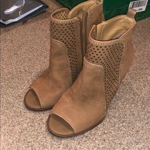 Lucky Brand Open Toed Booties
